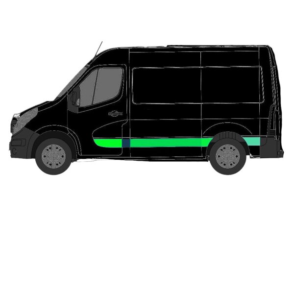 Seitenleisten Satz für Renault Master Ab 2010 links