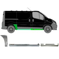 Kurz Reparaturblech Satz für Renault Trafic 2001 -...