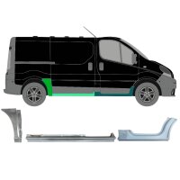 Kurz Blech für Opel - Vauxhall Vivaro 2001 - 2014...