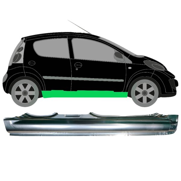 Schweller Blech für Peugeot 107 2005 - 2012 links