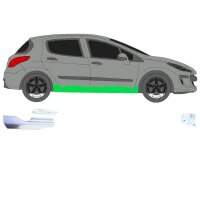 Voll Schweller Blech für Peugeot 308 2007 - 2013 rechts