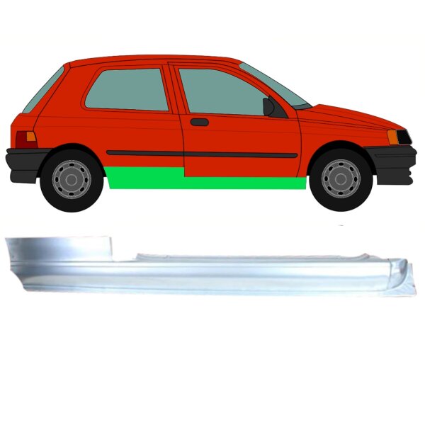 5 Tür Schweller Blech für Renault Clio I 1990 - 1998 rechts