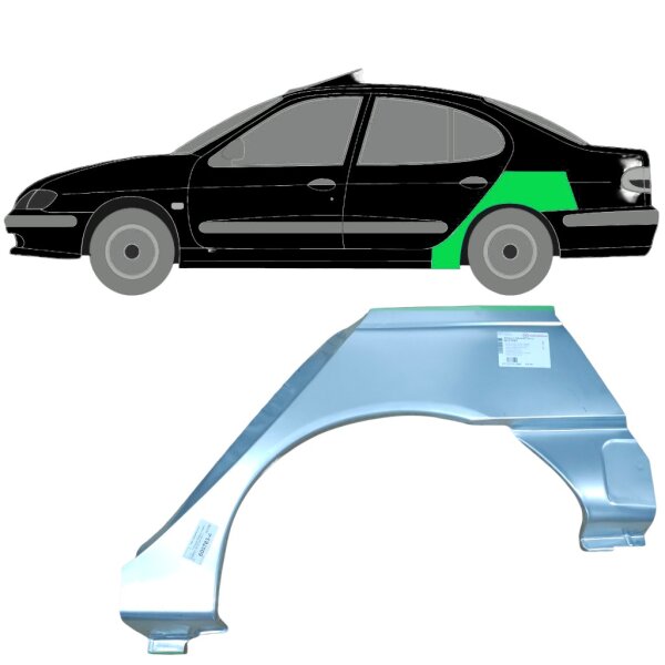 3 Tür Schweller Blech für Renault Clio I 1990 - 1998 rechts