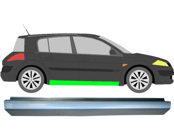 Schweller Blech für Renault Megane II 2003 - 2012 rechts