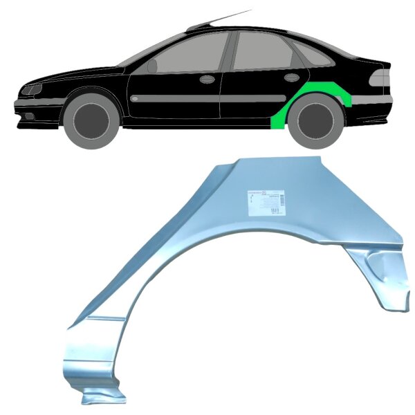 Hinten 5 Tür Hinten Kotflügel Blech Für Renault Megane Ii 2002 Bis 2008 Links