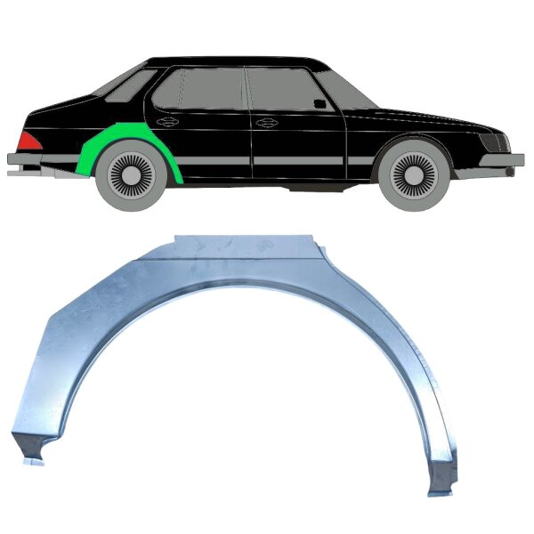 Hinten Radlauf Blech für Saab 99 1967 - 1987 rechts