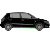 Schweller Blech für Skoda Fabia 2007 - 2015 links