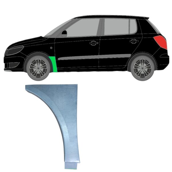 Voll Schweller Blech für Skoda Fabia 2007 - 2015 rechts