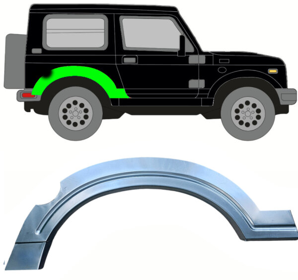 Hinten Radlauf Blech für Suzuki Samurai 1981 - 2004 rechts