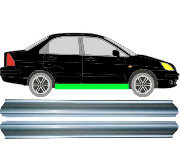 Schweller Blech Satz für Suzuki Liana 2001 - 2007 rechts & links