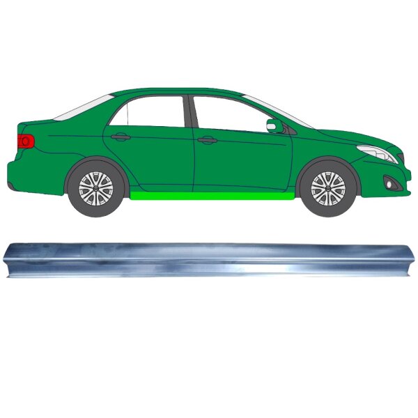 Schweller Blech Satz für Toyota Auris 2007 - 2012 rechts & links