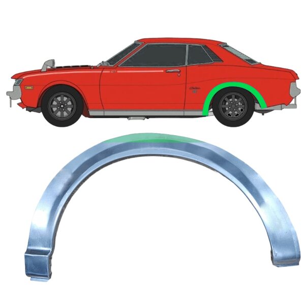 3 Tür Innen Schweller Blech für Toyota Rav4 1994 - 2000