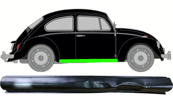 Innen Schweller Blech für Volkswagen Kaefer Ab 1947 rechts