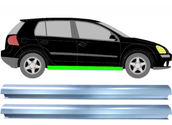 Schweller Blech Satz für Volkswagen Golf V 2003 - 2009 rechts & links