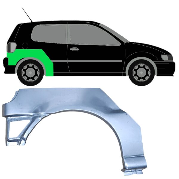 Hinten Kotflügel Blech Mit Unten Hinten Teil Für Volkswagen Polo 6n 1994 Bis 1999 Rechts