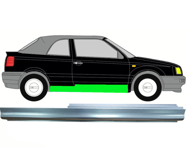 Cabrio Schweller Blech für Volkswagen Golf 3 1993 - 1998 rechts