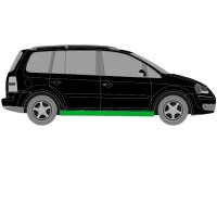 Hinten Radlauf Blech für Volkswagen Touran 2010 -...