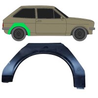 Hinten Radlauf Blech für Ford Fiesta 1976 - 1983 rechts