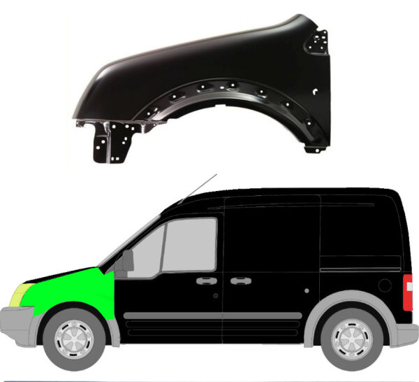 Vorne Kotflügel für Ford Transit Connect 2002 - 2009 links