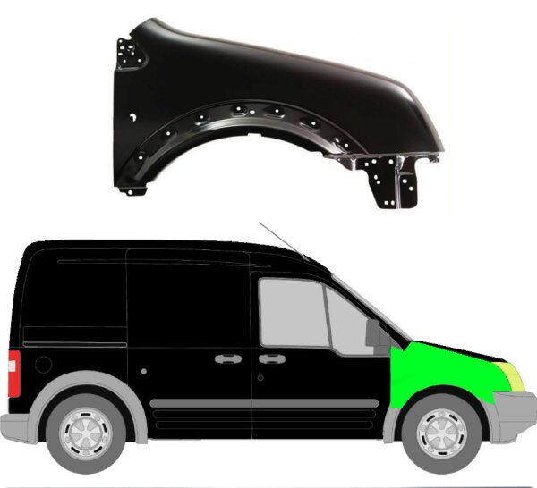 Vorne Kotflügel für Ford Transit Connect 2002 - 2009 rechts