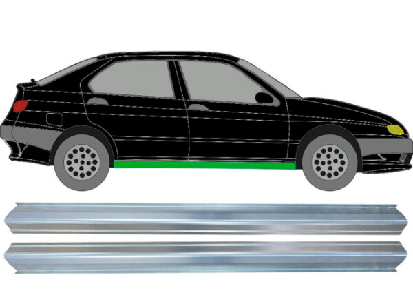 Schweller Blech Satz für Alfa Romeo 145 1994 - 2000 rechts & links