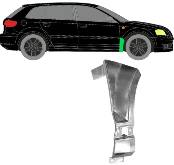 Vorne Kotflügel Blech für Audi A3 8p 2003 - 2012 rechts