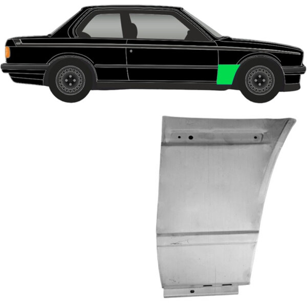 Vorne Kotflügel Blech für Bmw 3 E30 1982 - 1994 rechts