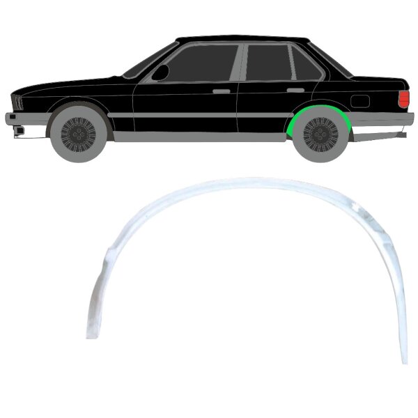 Hinten Innen Radlauf Blech für Bmw 3 E30 1982 - 1987 links