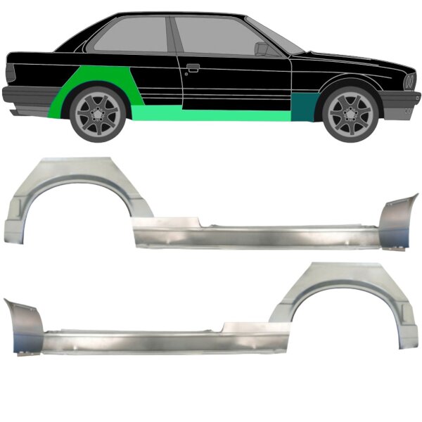 Radlauf hinten Schweller & Kotflügel vorne für Bmw 3 E30 82 – 87 links & rechts