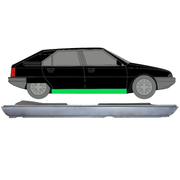 Voll Schweller Blech für Citroen Bx 1982 - 1994 rechts