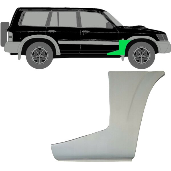 Vorne Kotflügel Blech Niedrig Für Nissan Patrol Y61 Gy61 1997 bis 2009 Rechts