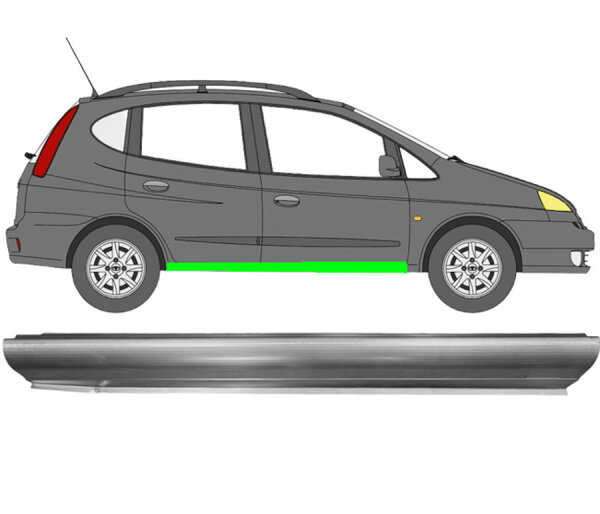 Schweller Blech für Daewoo Tacuma 2000 - 2004 rechts