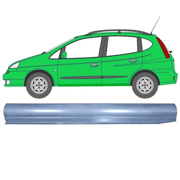 Schweller Blech einfache Version für Daewoo Tacuma 2000 - 2004 rechts