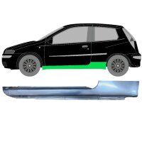 3 Tür Schweller Blech für Fiat Punto 1999 - 2010 links