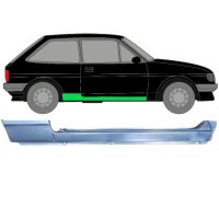 3 Tür Voll Schweller Blech für Ford Fiesta 1983 - 1989 rechts