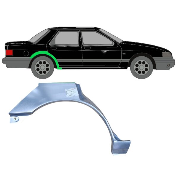 Hinten 5 Tür Radlauf Blech für Ford Sierra 1982 - 1993 rechts