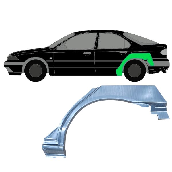 Radlauf hinten Blech für Ford Monedo Mk2 1993 - 2000 links