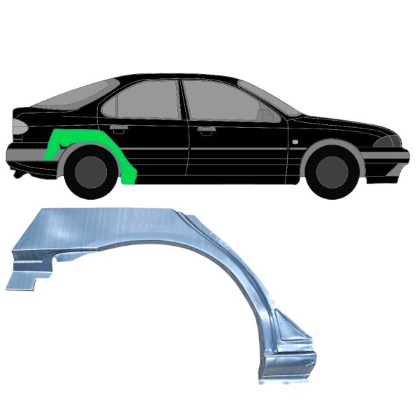 Radlauf hinten Blech für Ford Monedo Mk1 1993 - 2000 rechts