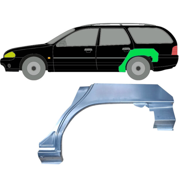 Hinten Kombi Radlauf Blech für Ford Monedo Mk1 1993 - 2000 links