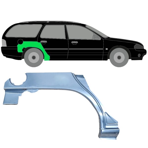 Hinten Kombi Radlauf Blech für Ford Monedo Mk2 1993 - 2000 rechts