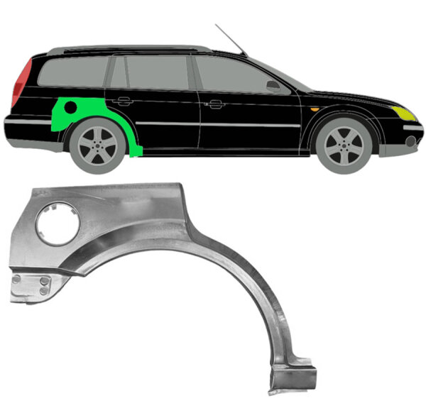 Hinten Kombi Kotflügel Blech für Ford Monedo 2000 - 2007 rechts