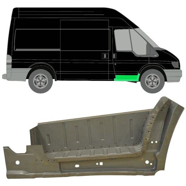 Vorne Einstiegsbleche Innen Schweller für Ford Transit 2000 - 2013 rechts