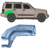 Hinten Radlauf Hinten Teil Blech für Jeep Liberty Kk 2008 - 2013 rechts