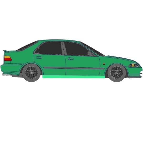 4 Tür Schweller Blech Satz für Honda Civic Eg9 91 - 95 symmetrisch