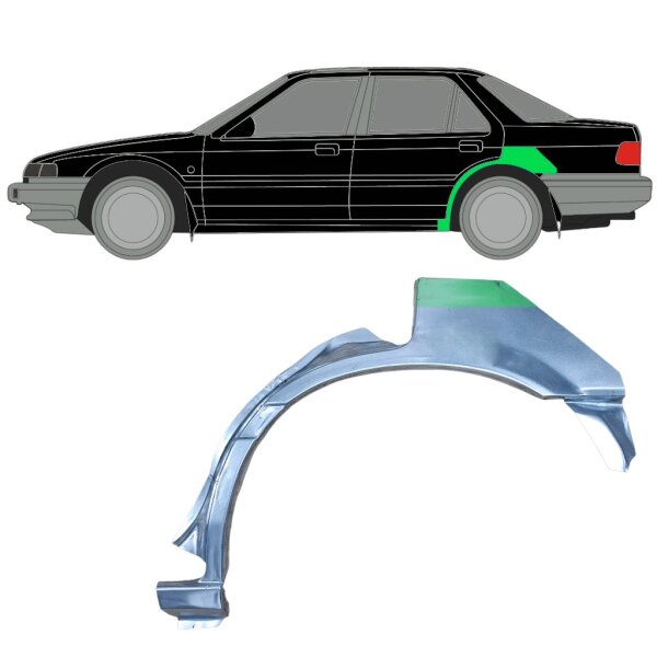 Hinten Radlauf Blech für Honda Accord 1985 - 1989 links