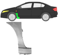 Hinten Kotflügel Blech für Honda City 2008 -...