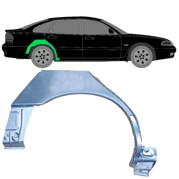 Hinten Radlauf Blech für Mazda 626 1992 - 1996 rechts