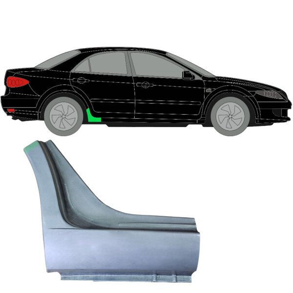 Hinten Radlauf Blech für Mazda 6 2007 - 2012 links