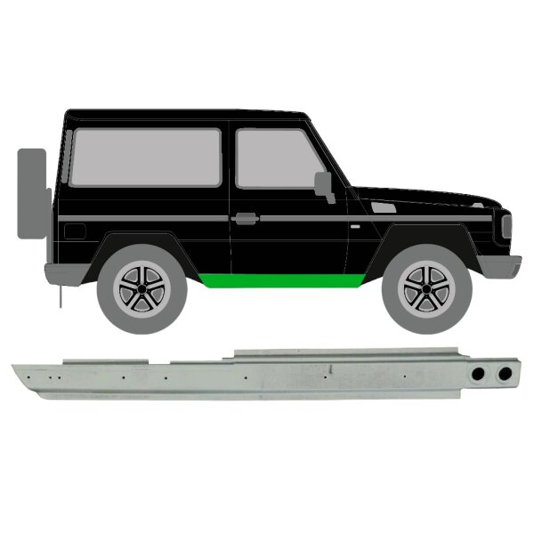 3 Tür Schweller Blech für Mercedes G - Klasse W460 W461 W463 Ab 1979 rechts