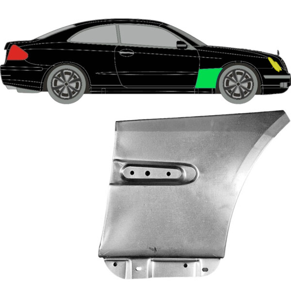 Vorne Kotflügel Blech für Mercedes Clk W209 Coupe 2002 - 2009 rechts